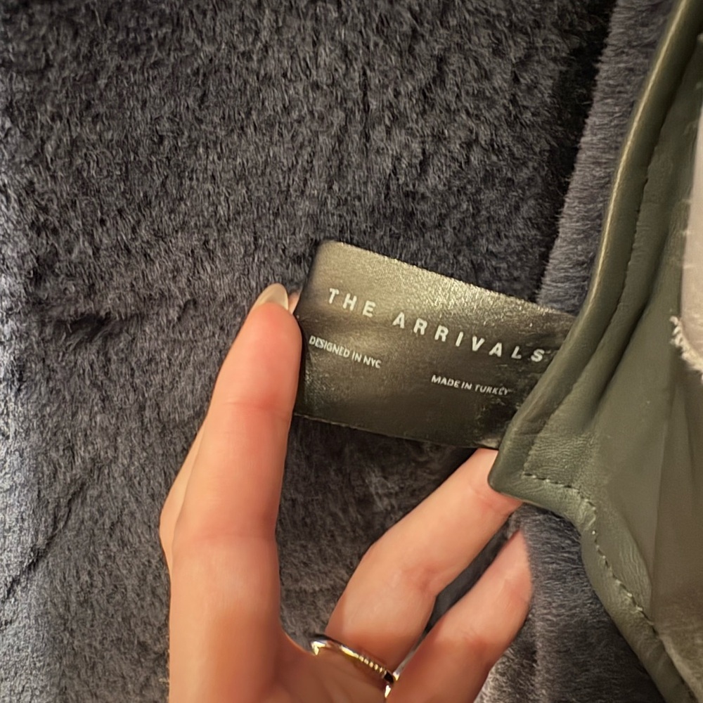 The Arrivals Shearling Moto Jacket - Picture 7 of 7